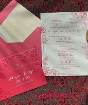 V218 đỏ nhũ