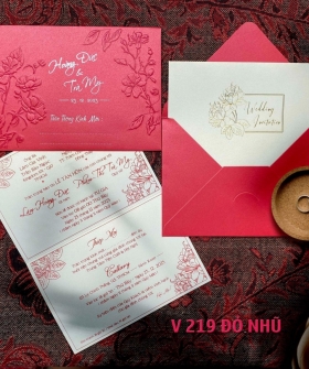 V219 đỏ nhũ